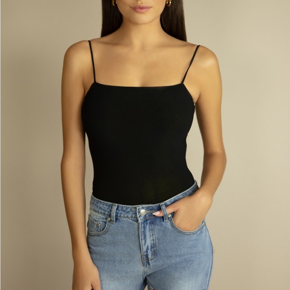 45. Lux LA Bodysuit - Black - Picture 2 of 3